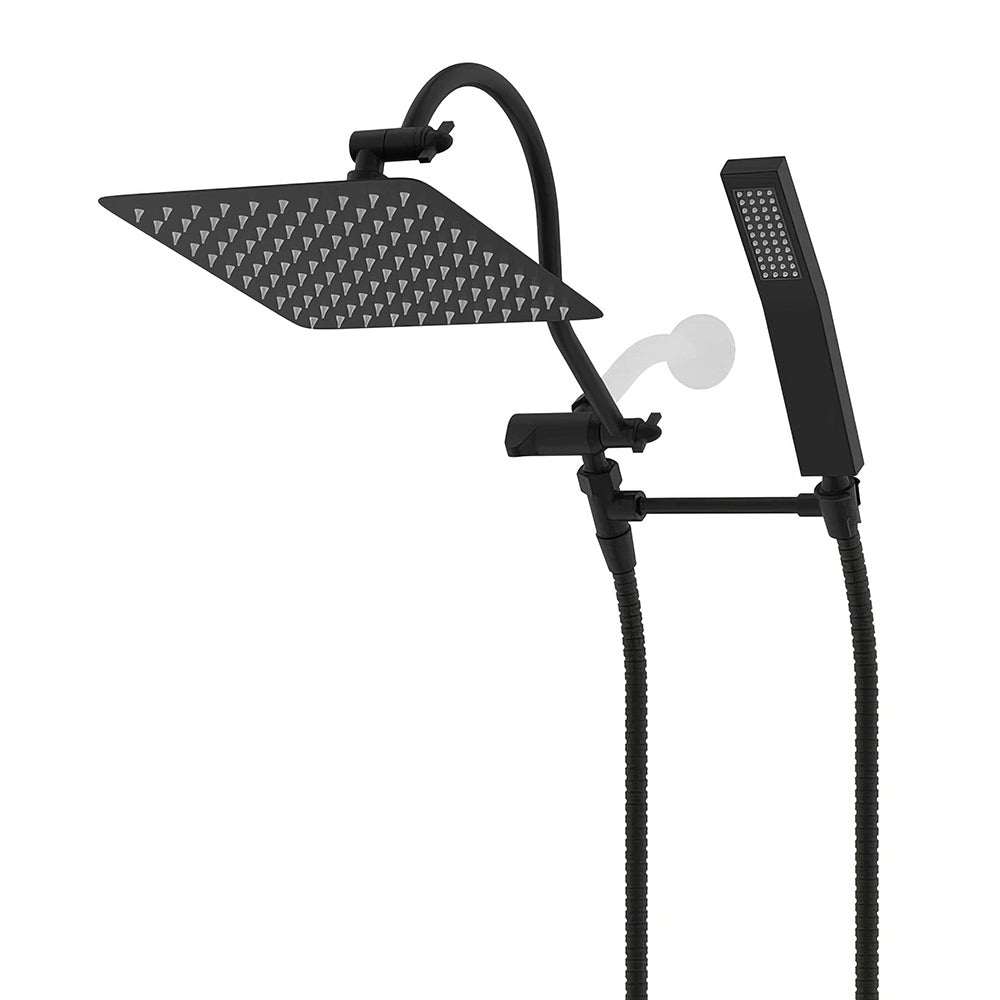 Dual Shower Head Combo with 10 Inch Rainfall and Handheld Spray