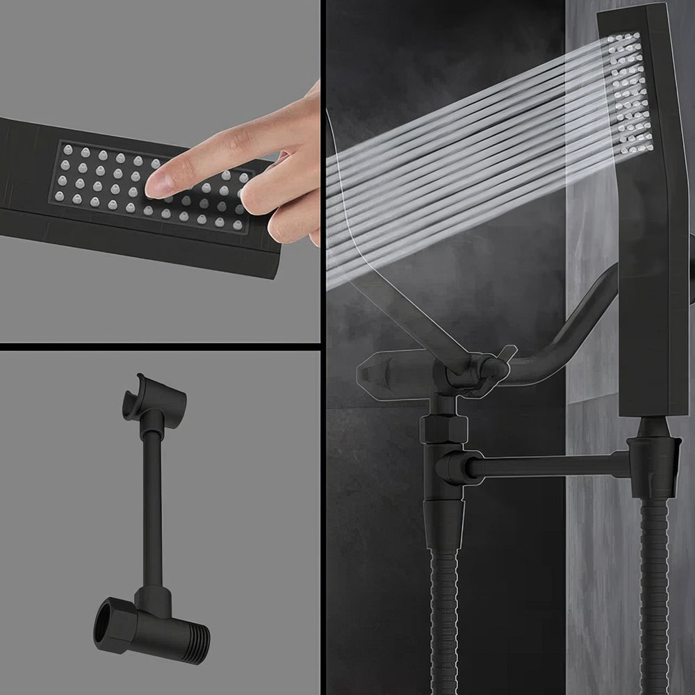 Dual Shower Head Combo with 10 Inch Rainfall and Handheld Spray